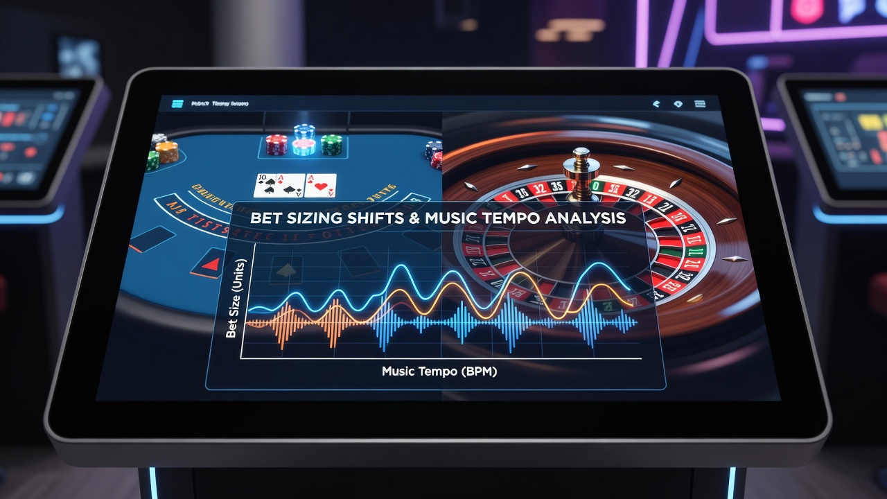 Hybrid digital blackjack and roulette interface showing tempo indicators and wager panels